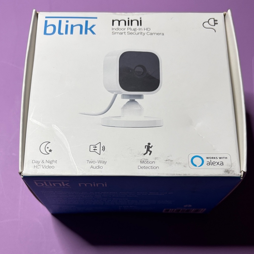 Blink Mini Indoor Security Camera